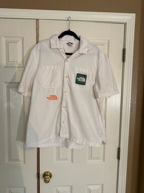 The North Face White Utility Button Up Shirt Men’s XL